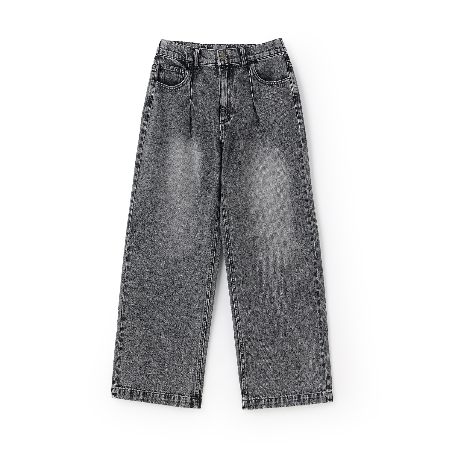 【LTXC】【セット可】タックワイドデニムパンツ