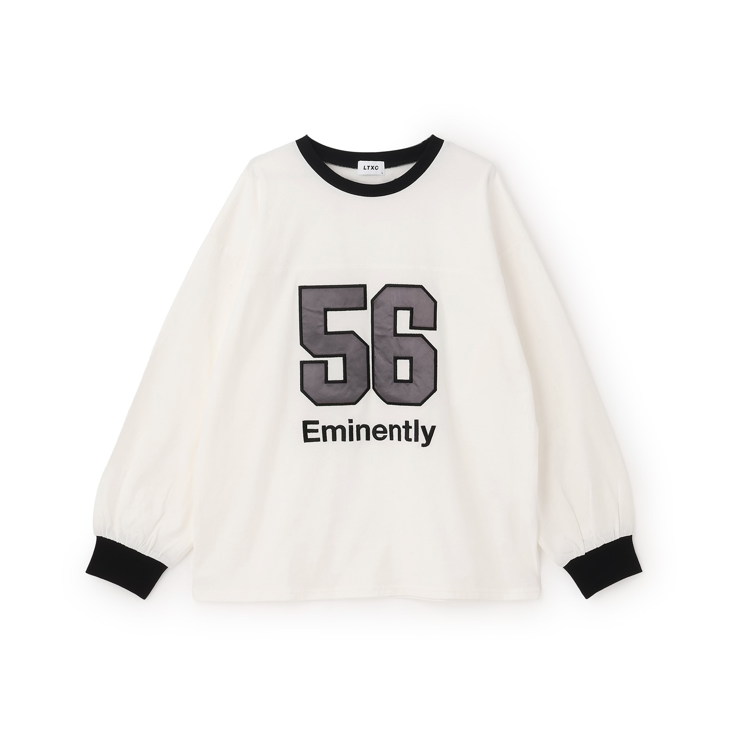 【LTXC/綿100%】ナンバーアップリ長袖T