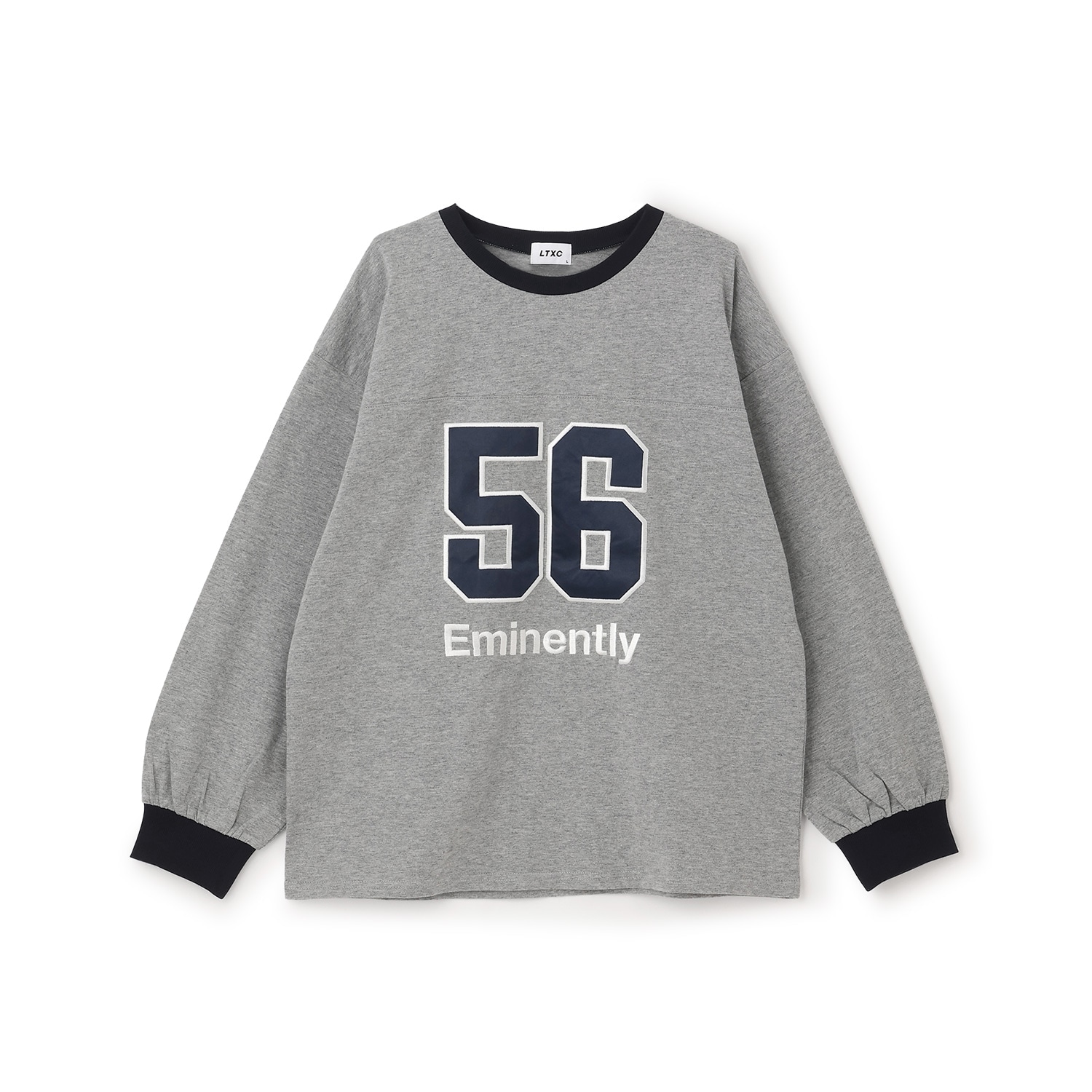 【LTXC/綿100%】ナンバーアップリ長袖T
