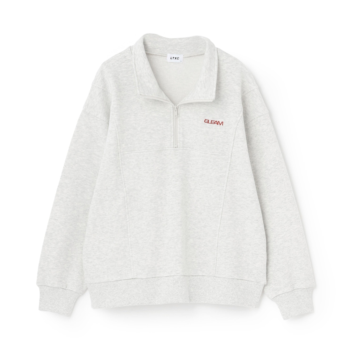 【LTXC/綿100％】ハーフZIPプルオーバー