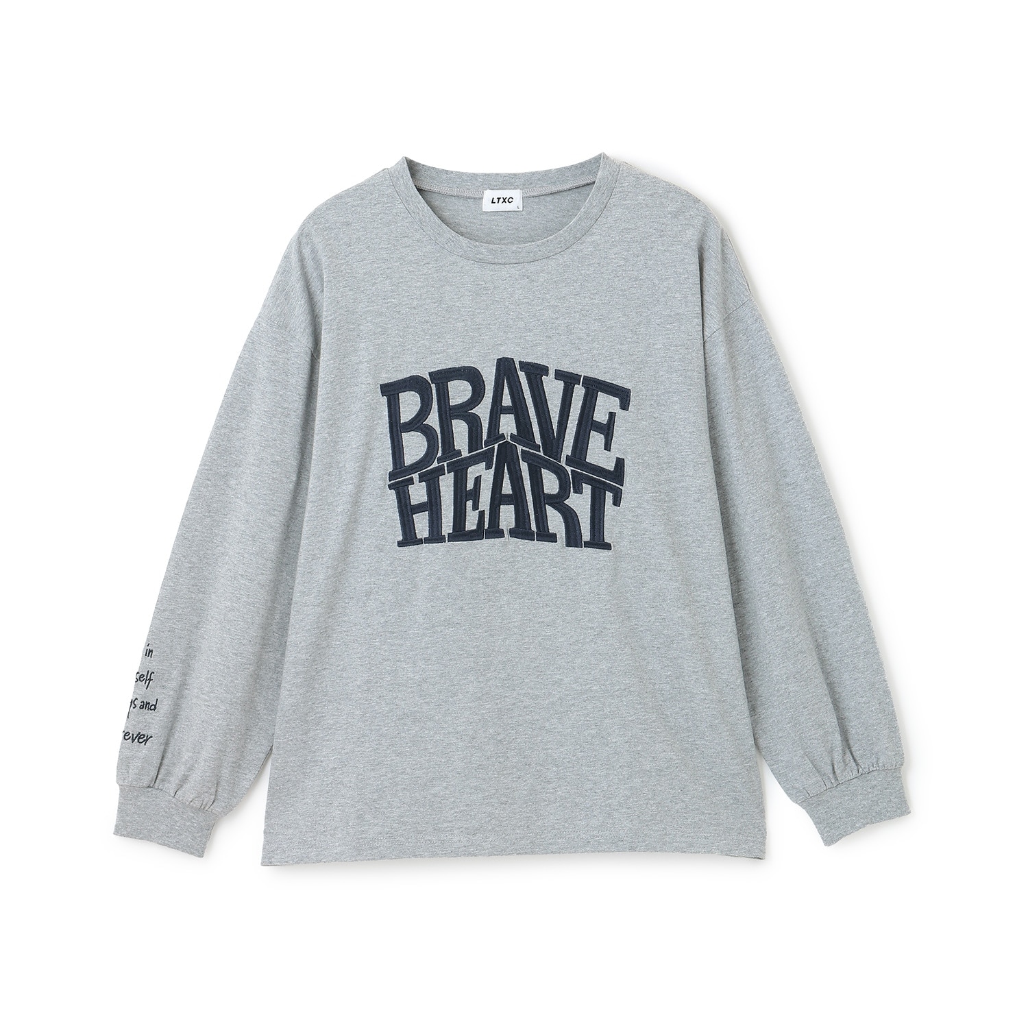 【LTXC/綿100%】ビックロゴカラー長袖T