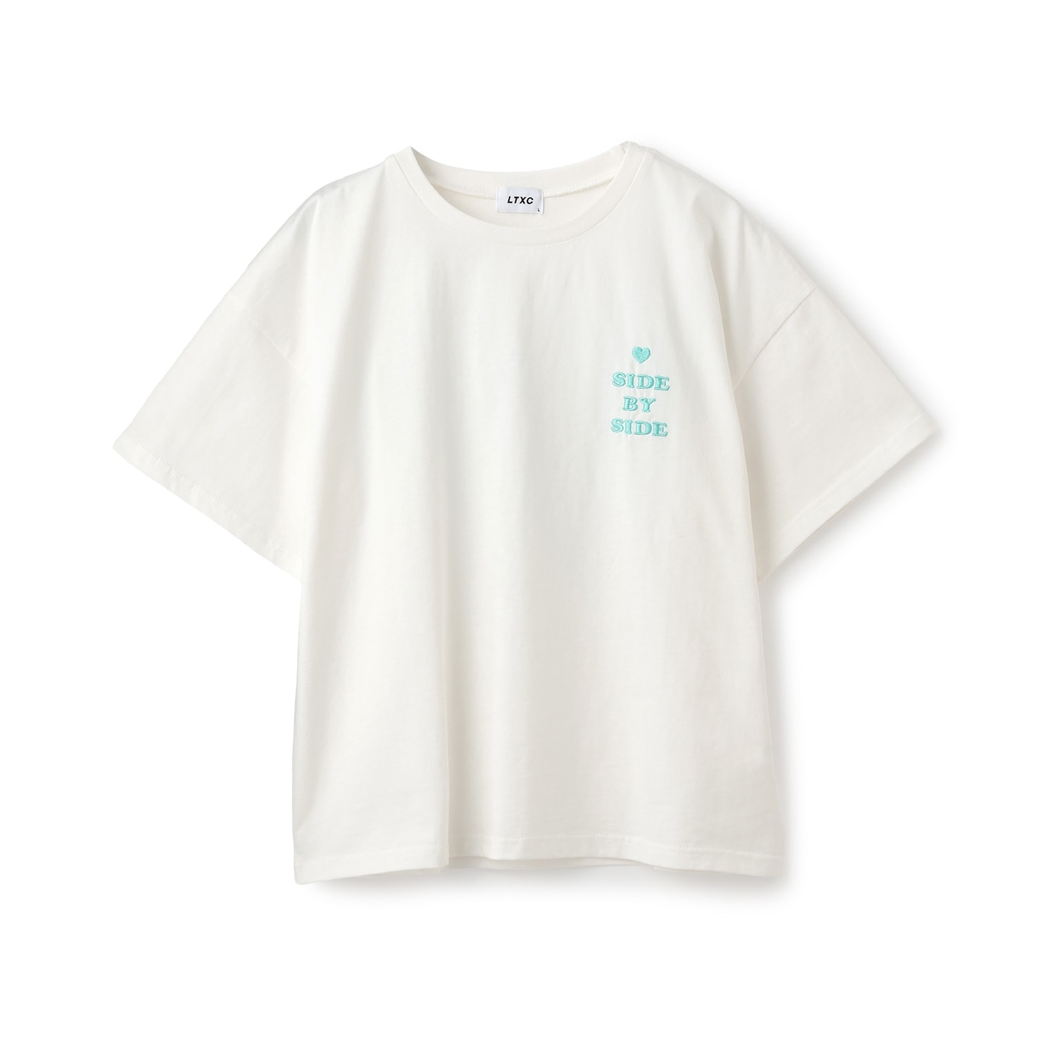 【LTXC/綿100%】発泡バックハートロゴ半袖T