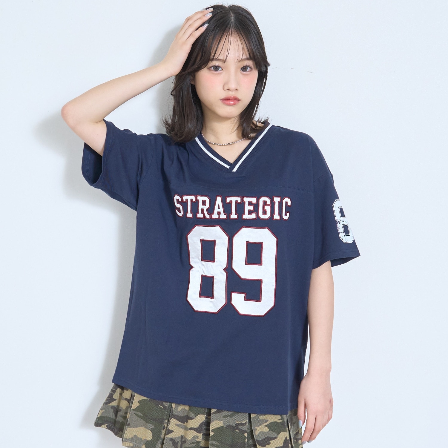 【LTXC/綿100%】ナンバーアップリケ半袖T