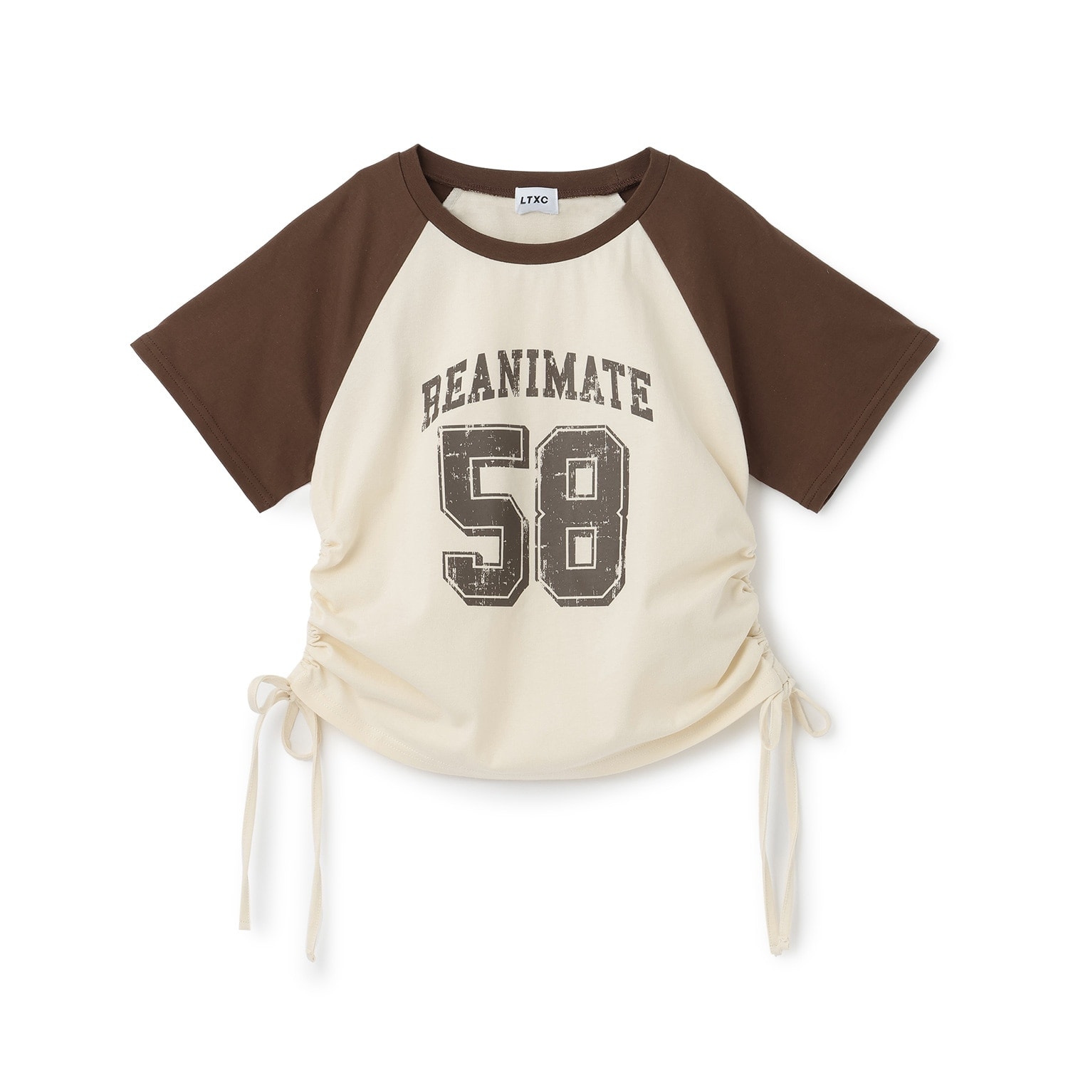 【LTXC/綿100%】ドロストナンバーラグラン半T