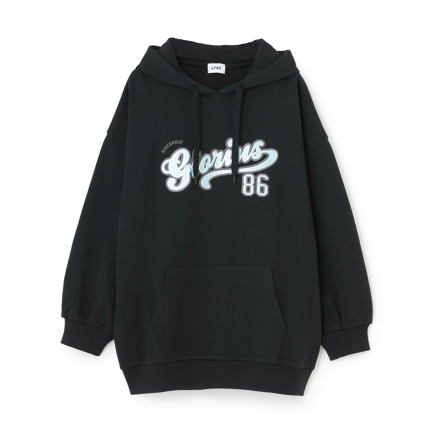 【LTXC/綿100%】ロゴパーカチュニックワンピ