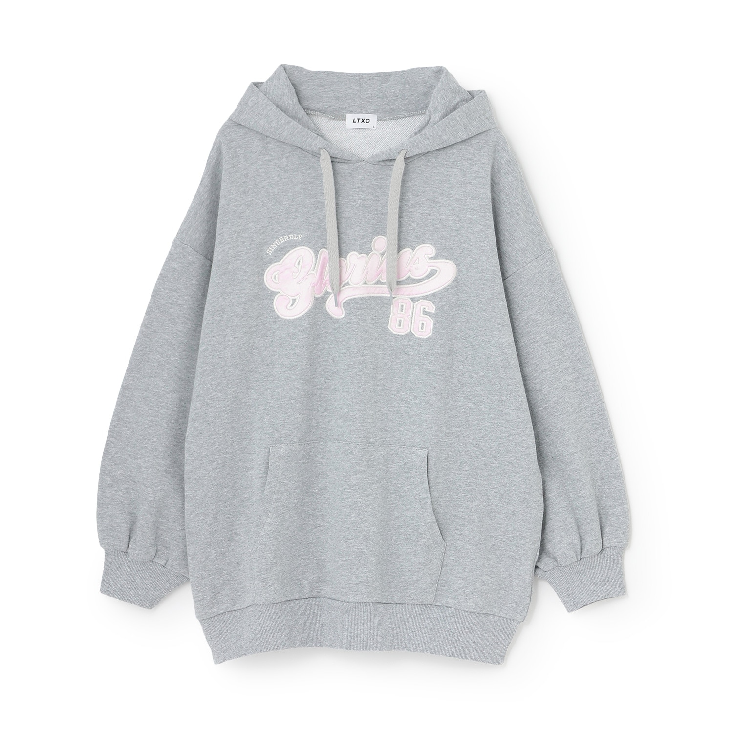 【LTXC/綿100%】ロゴパーカチュニックワンピ