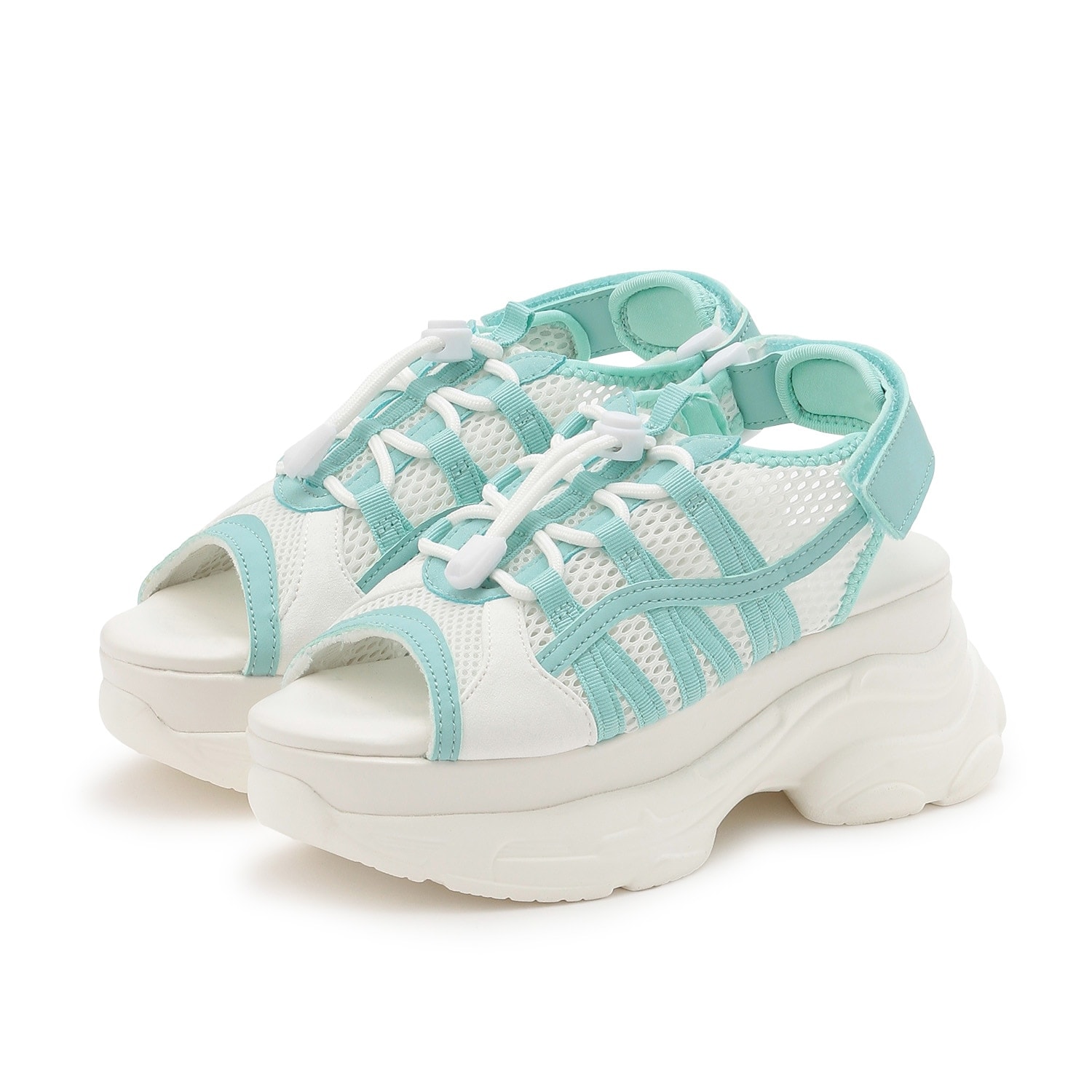 【LTXC】ドローコード厚底サンダル