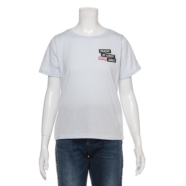 HEARTYバックプリントロゴTシャツ