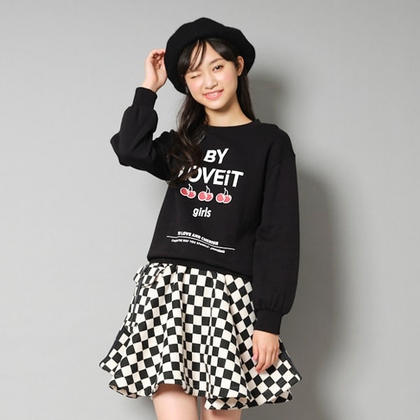 裏毛 ロゴ×チェリートレーナー