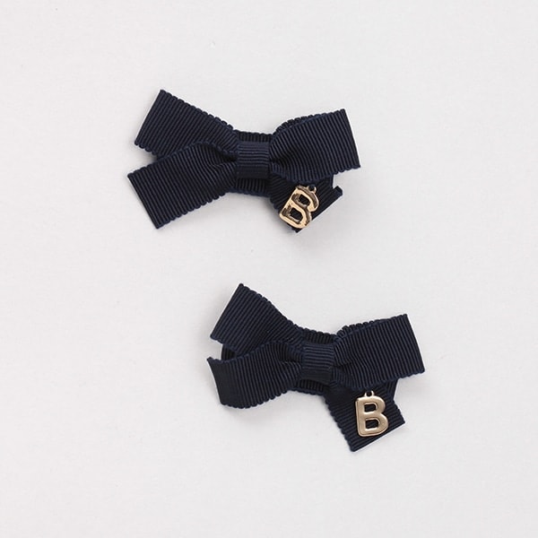 グログランリボンクリップ2個セット