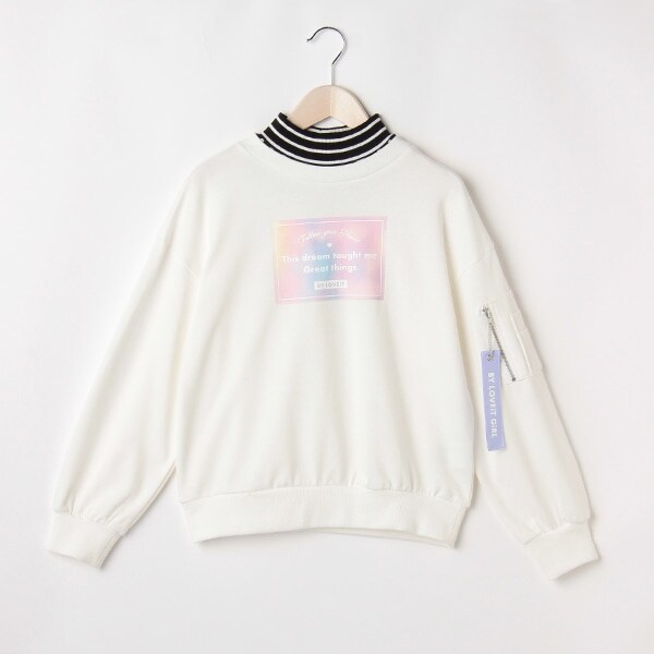 タイダイ転写プリントプルオーバー