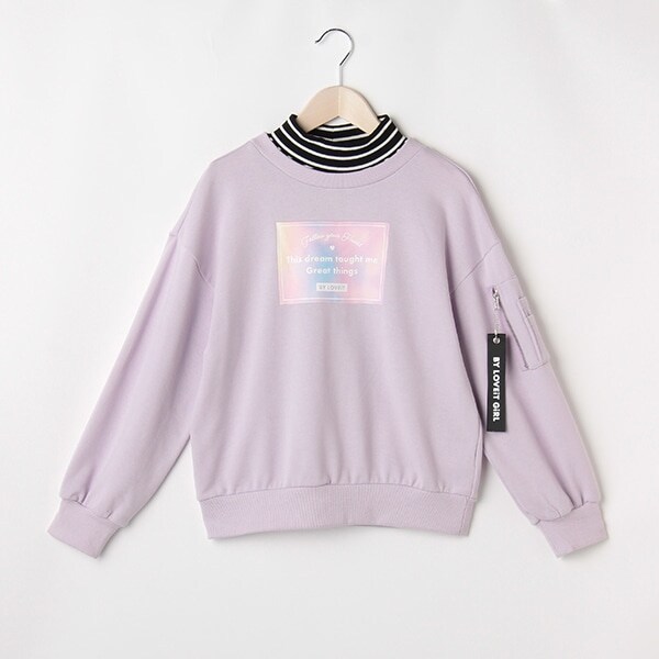 タイダイ転写プリントプルオーバー