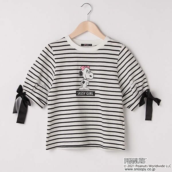 【PEANUTSコラボ】 Belle半袖Tシャツ