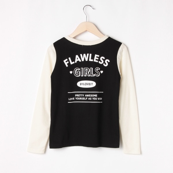 カレッジバックプリント長袖Tシャツ【PTPR】