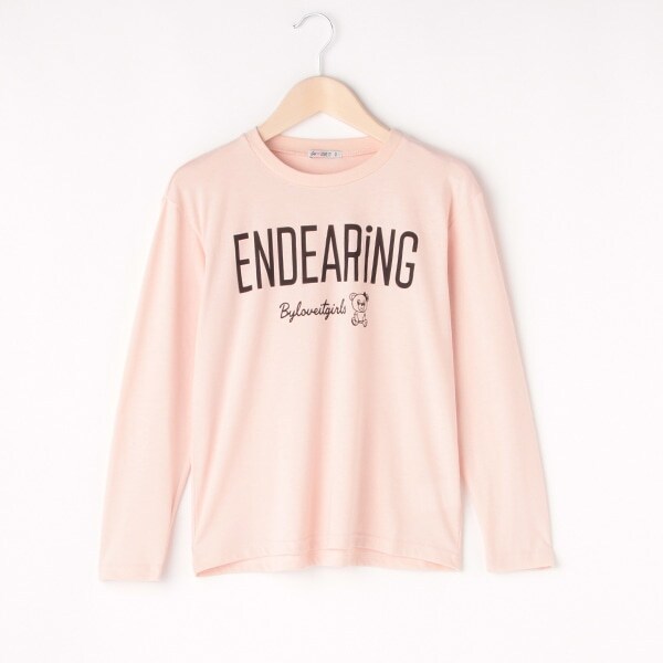 【プチプラ】ラビ子テキスト長袖Tシャツ