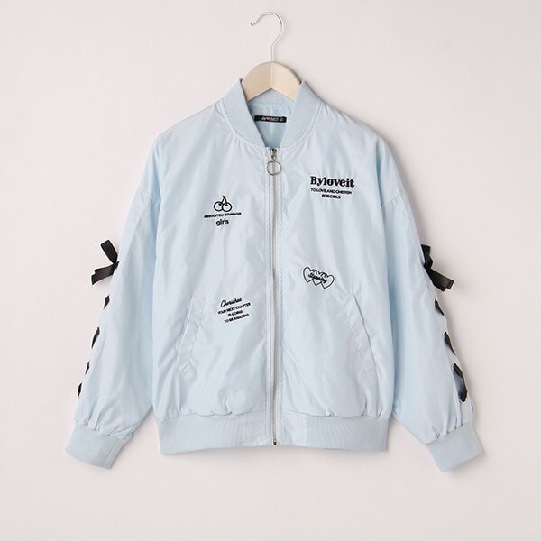 刺しゅうチラシブルゾン