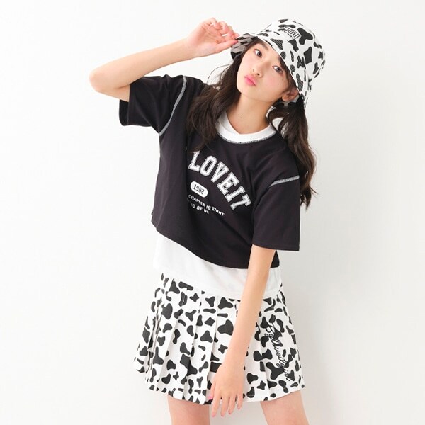 COW柄バケットハット