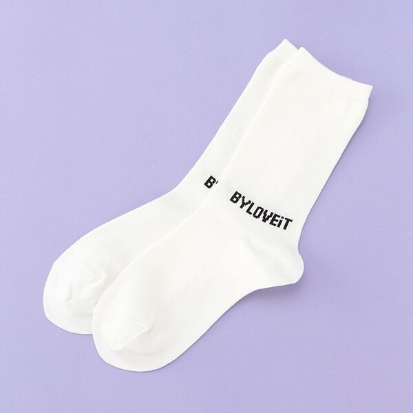 クルー丈ソックス【日本製】