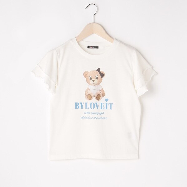 フリルスリーブラビ子Tシャツ