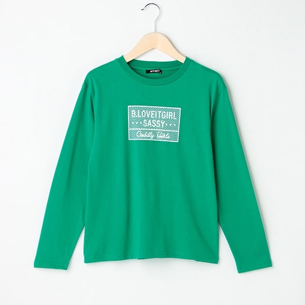 【WEB限定】オーガンパッチプリント長袖Tシャツ