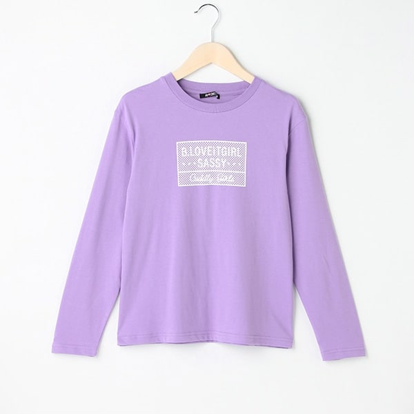 【WEB限定】オーガンパッチプリント長袖Tシャツ