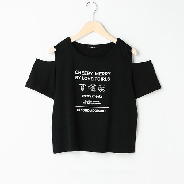 【WEB限定】肩あきアイコン半袖Tシャツ