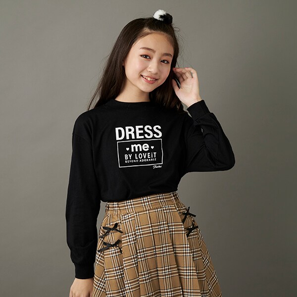 DRESSロゴ長袖Tシャツ