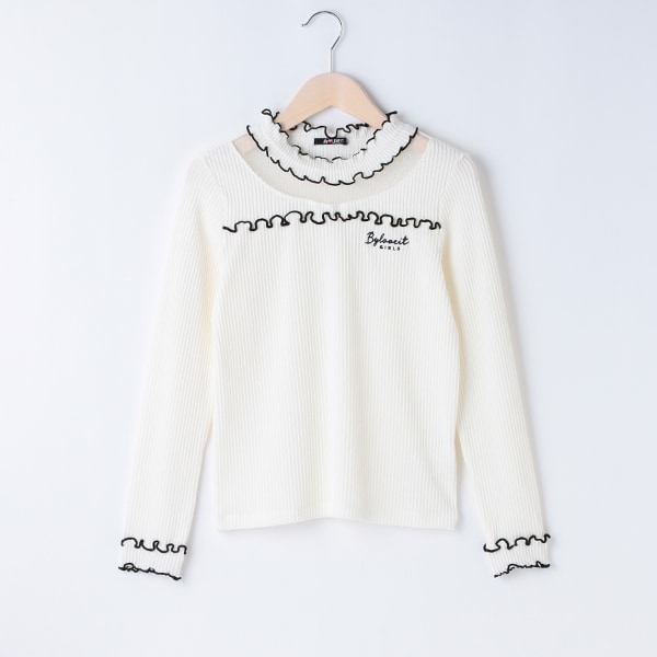 メロウチュール切替長袖Tシャツ