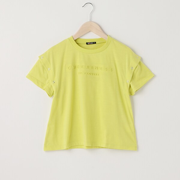 2WAYエンボスTシャツ