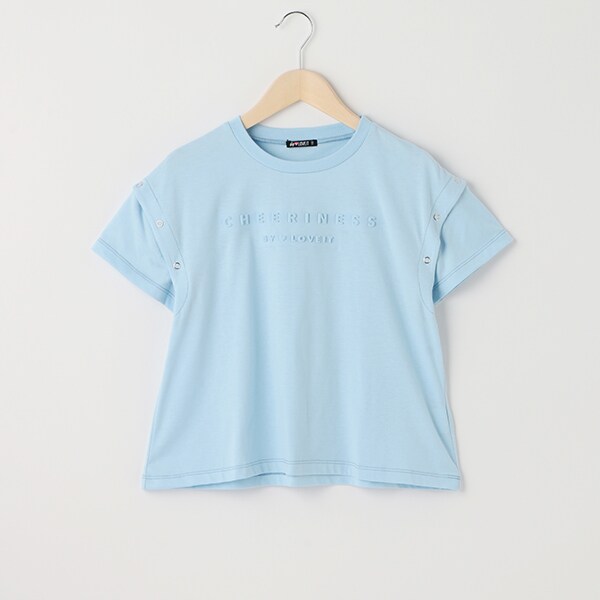 2WAYエンボスTシャツ