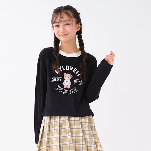 ラビ子リンガー長袖Tシャツ