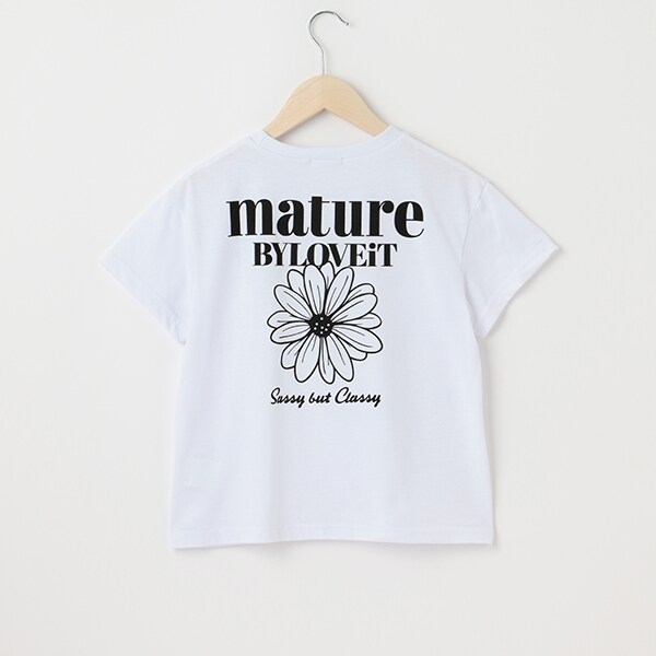 Naptime フラワー tシャツ Mサイズ　ホワイト Naptime ナップタイム フラワー総柄プリント Tシャツ Nissy