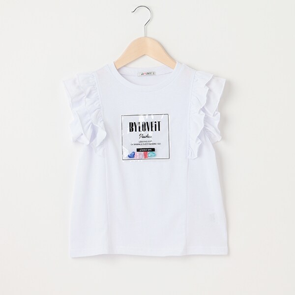 ビーズ入りPVCパッチTシャツ