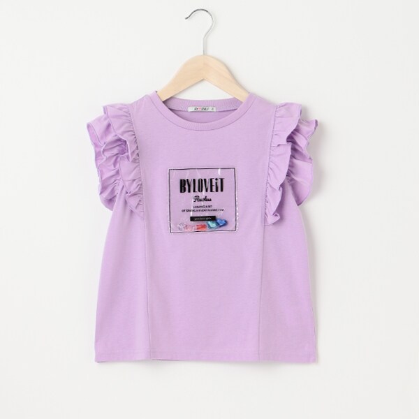 ビーズ入りPVCパッチTシャツ
