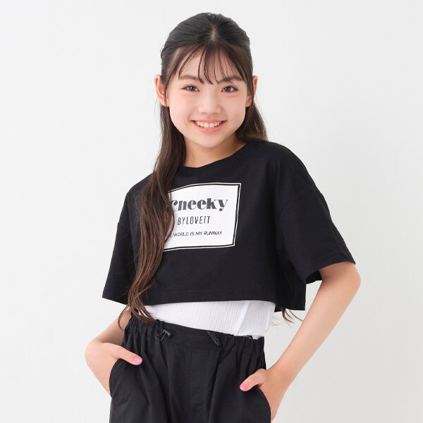 短丈Tシャツキャミセット