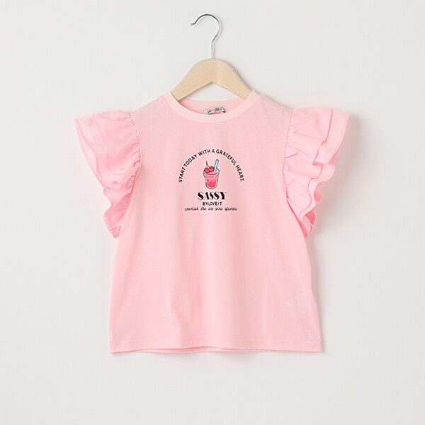 フリフリスリーブスイーツTシャツ