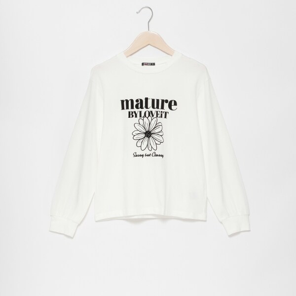 マーガレット長袖Ｔシャツ