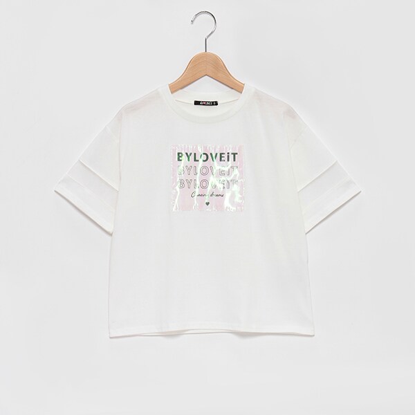 オーロラパッチ半袖Tシャツ