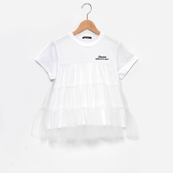 ティアードチュールTシャツ
