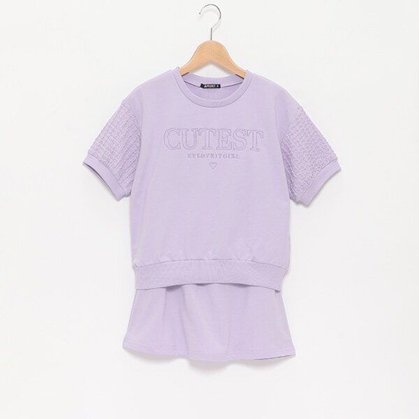 シボシボ袖Tシャツセットアップ