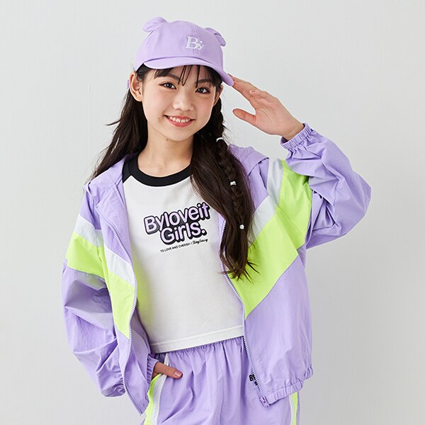 WEB限定】シャカシャカパーカー(120cm ラベンダー): ジュニア