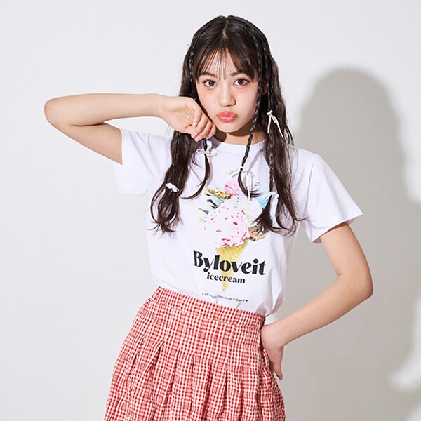 アイス転写半袖Tシャツ