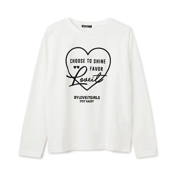 ハートロングTシャツ