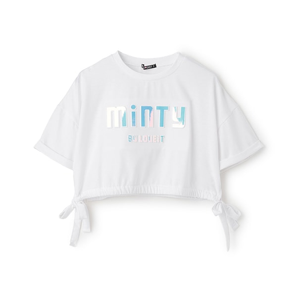 【Cuugal8月号掲載】【接触冷感】エンボスドロストTシャツ
