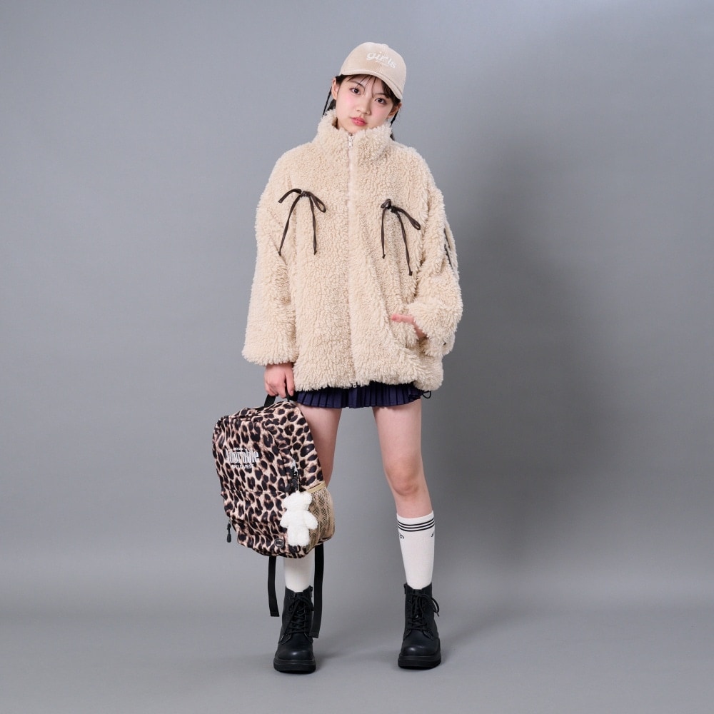 リボンポイントファーブルゾン