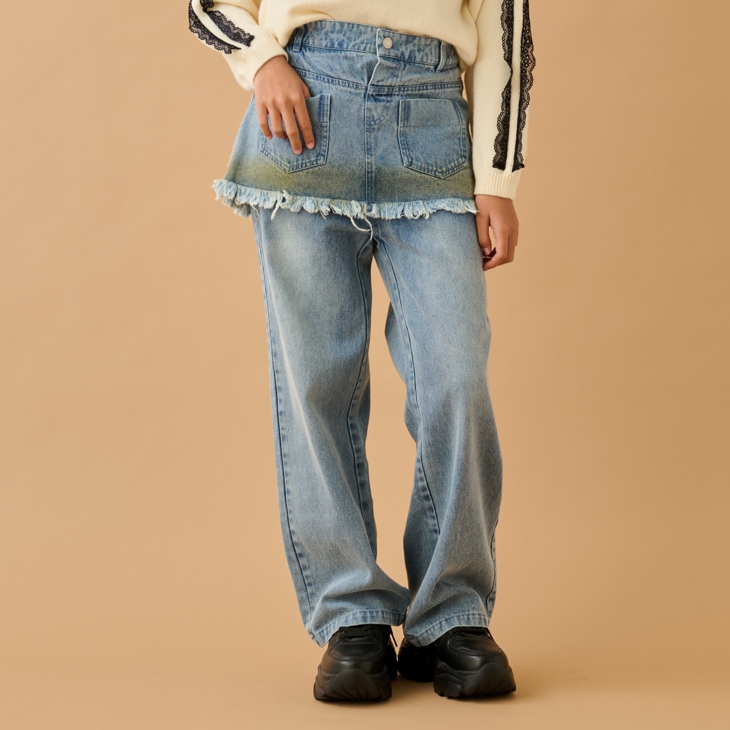 スカートつきパンツ