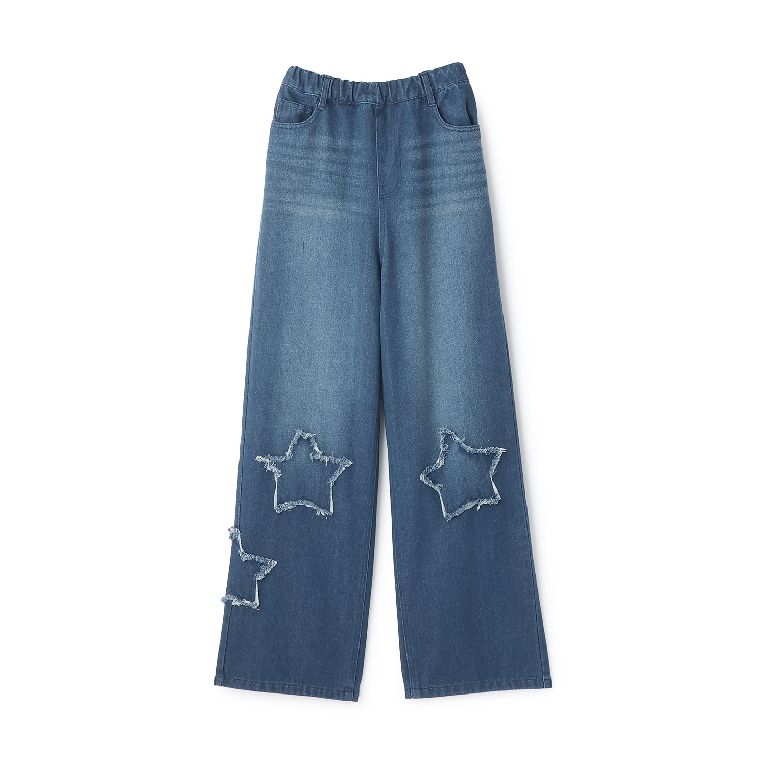 スターパッチデニムパンツ