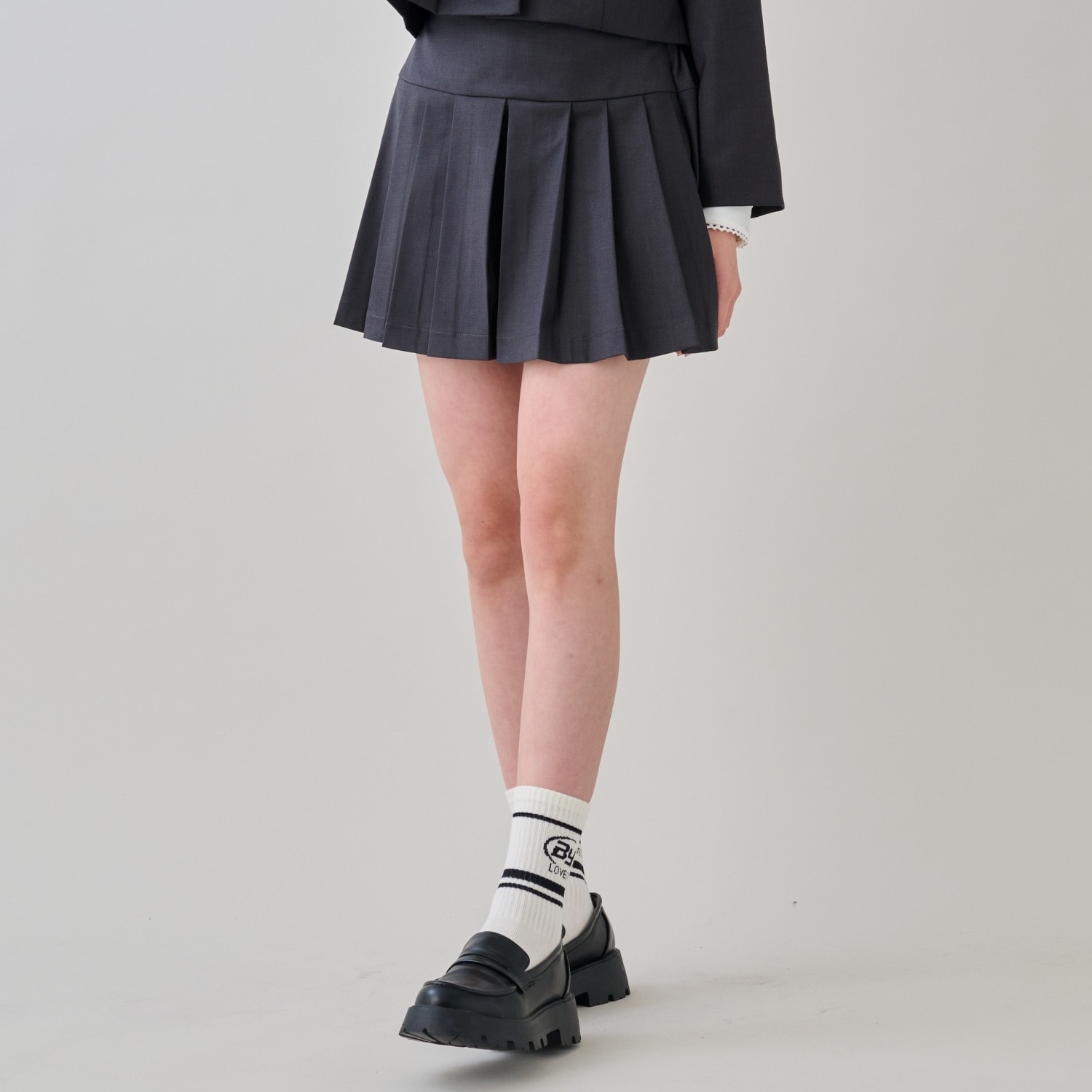 卒服】ティアードキュロットスカート(120cm マルチ): ジュニア