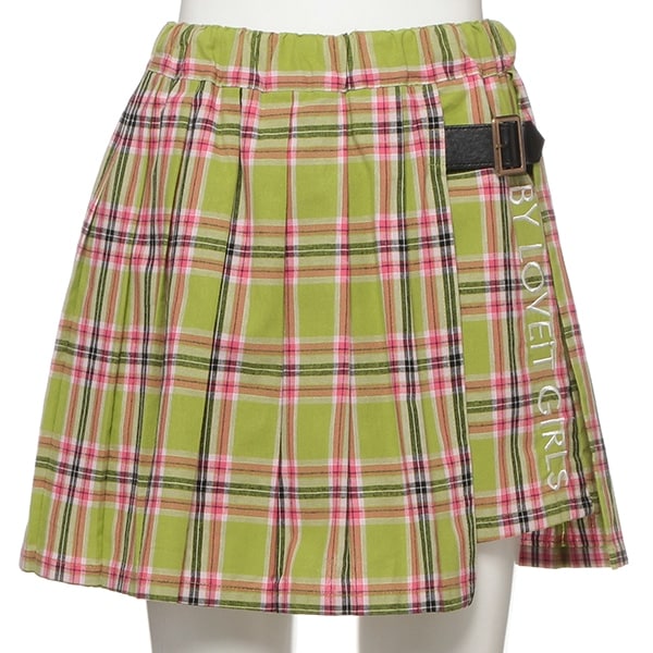 チェックプリーツスカパン(120 赤): ジュニア - ナルミヤ オンライン  