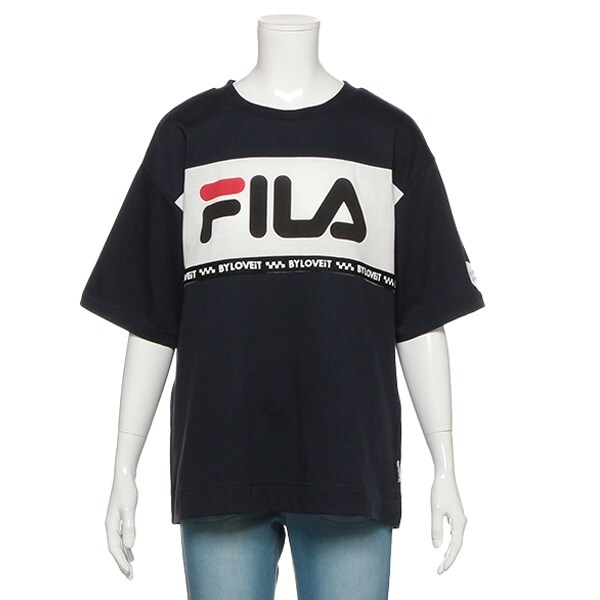 FILAコラボ 切り替えロゴTシャツ